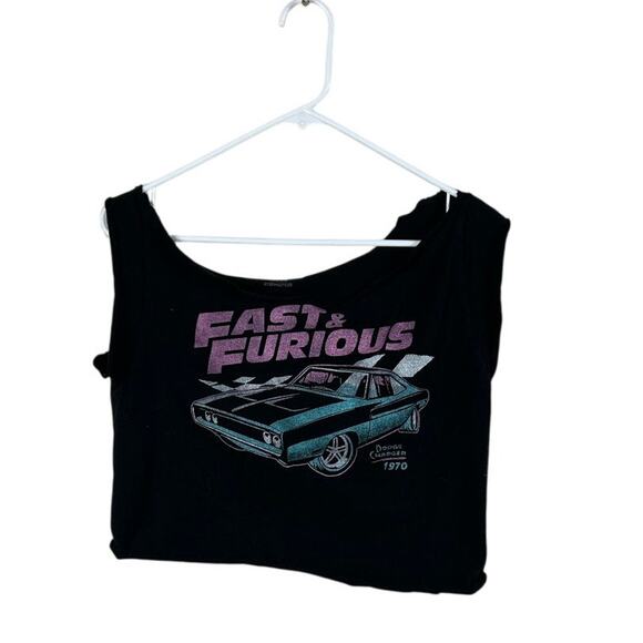 Fast and Furious Dodge Charger Black Tee - Picture 1 of 8